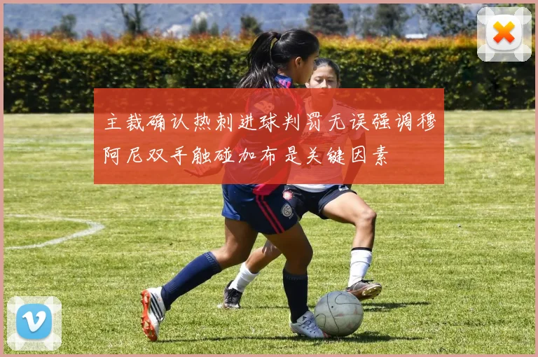 主裁确认热刺进球判罚无误强调穆阿尼双手触碰加布是关键因素